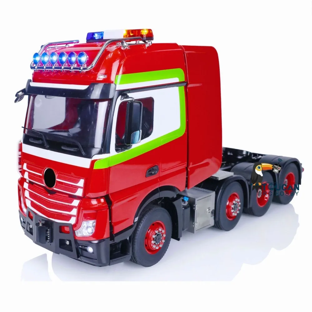 1:14 LESU Metal Chassis RC Tractor Trucks Car Finished Model Toucanhobby DIY Cab W:O Remote Controller Toys for Boys Thzh1508