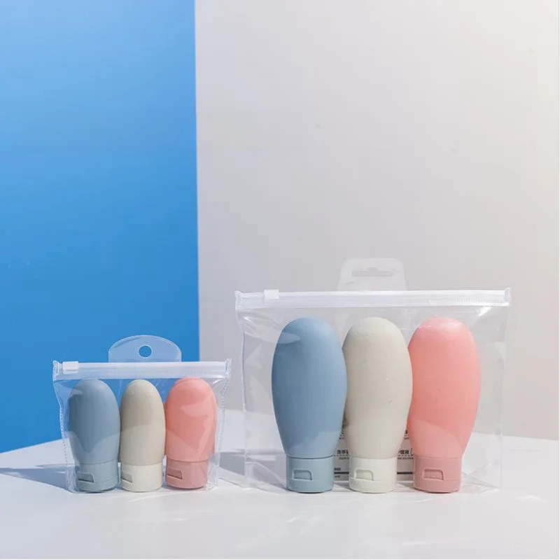 30/60/100 ml Lotion Cosmetische Fles Kleurrijke Shampoo Douchegel Reizen Hervulbare Sub-Bottelen Set Lege container Draagbare