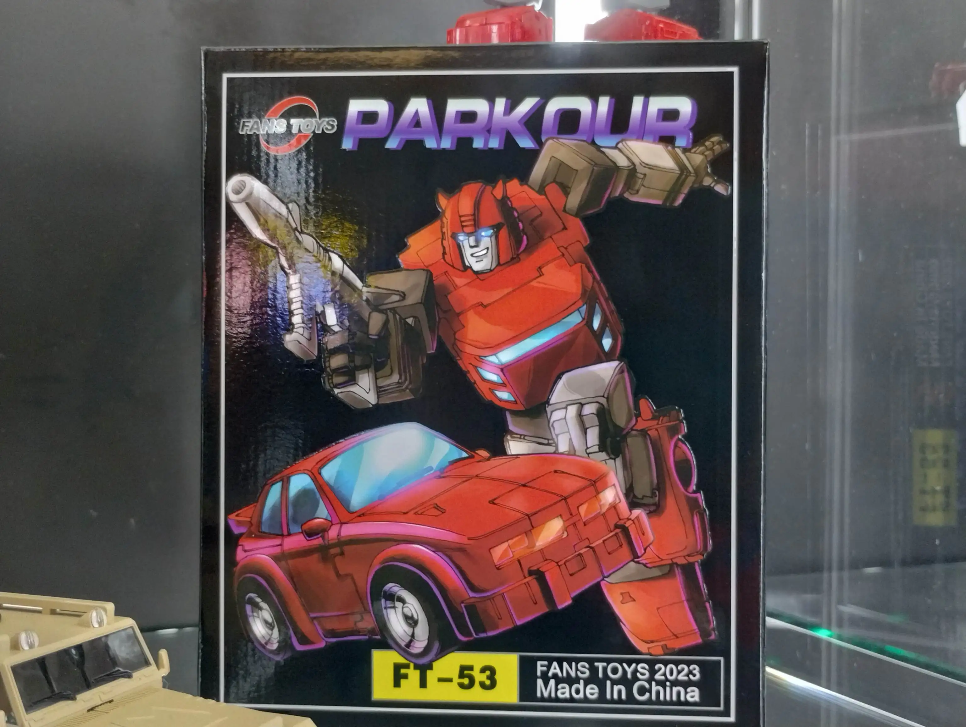 Figura de acción de transformación FansToys FT FT53 FT-53, modelo de Robot con caja en STOCK, Cliffjumper Parkour Mp Ratio