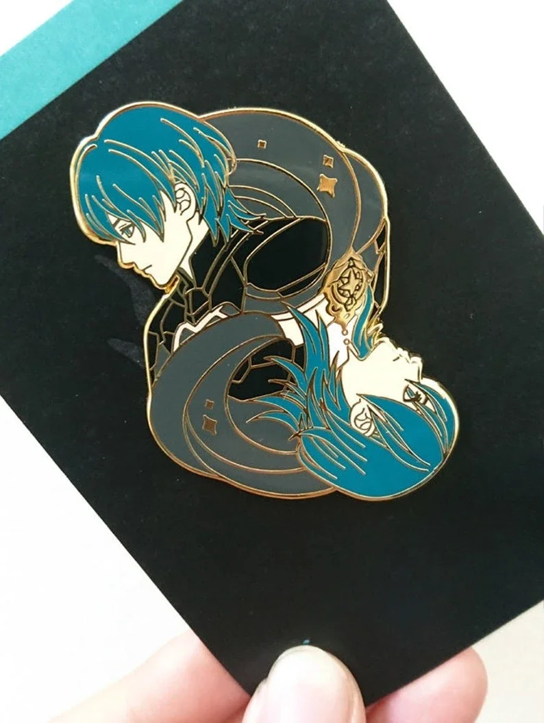 Fire Emblem Three Houses - FE3H - Byleth - Pin de esmalte duro