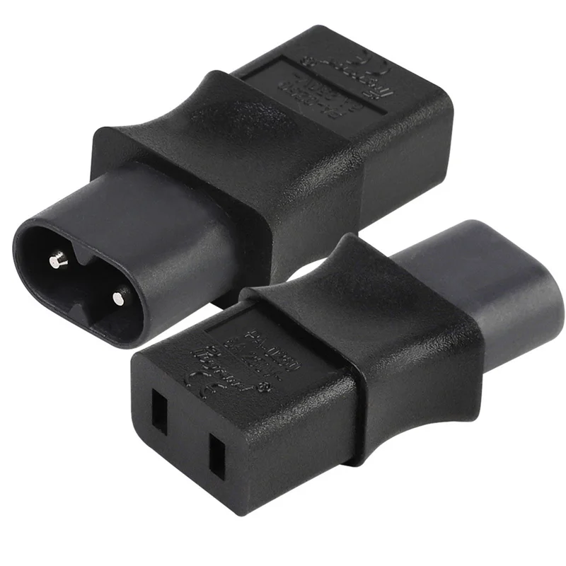 

3PCS IEC 320 C8 Male To IEC 320 C9 2 Pin Female AC Adapter 6A /250V