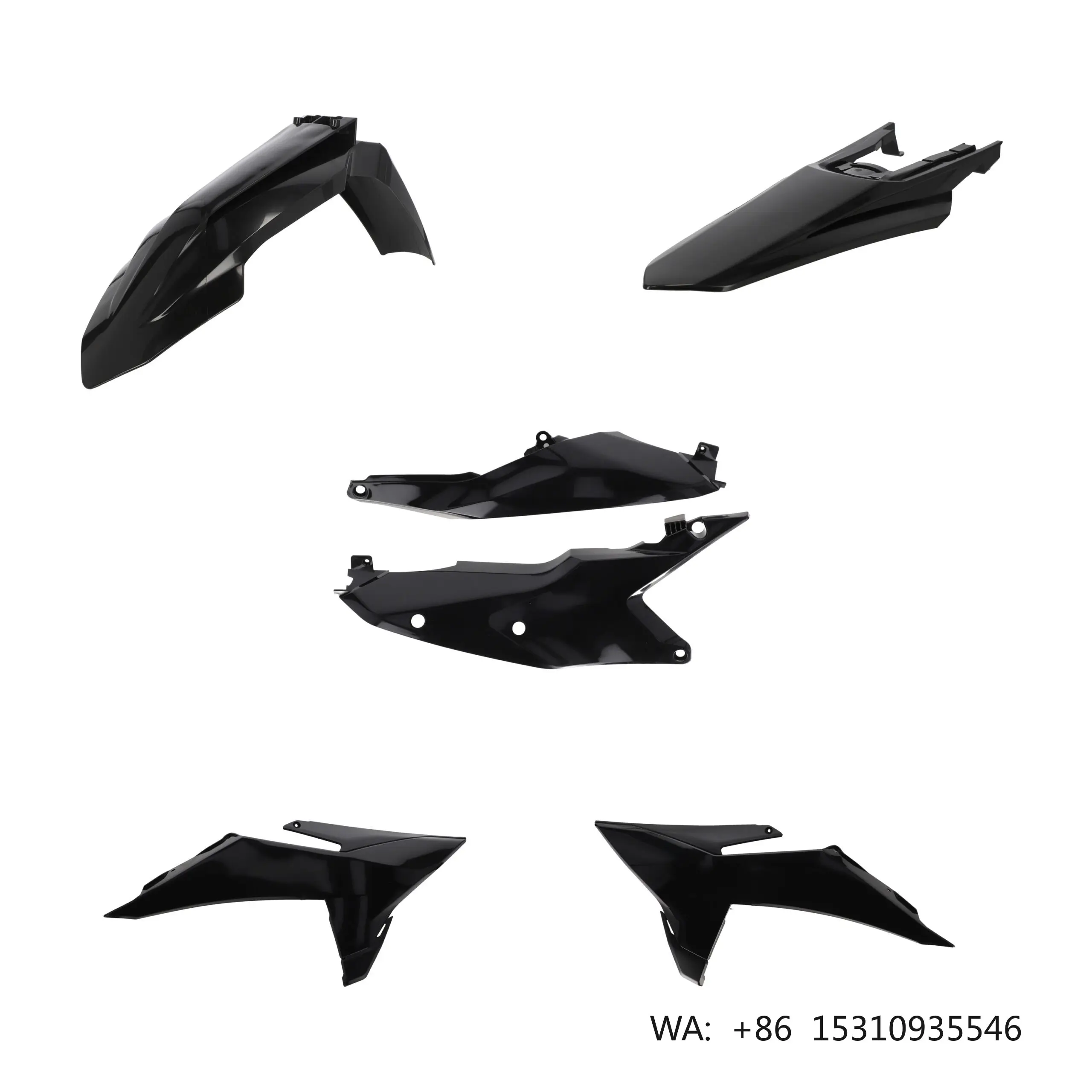 

High Visibility ABS Plastic Full Fairing Kit Husqvarna Off Road Bike Upgrade Parts