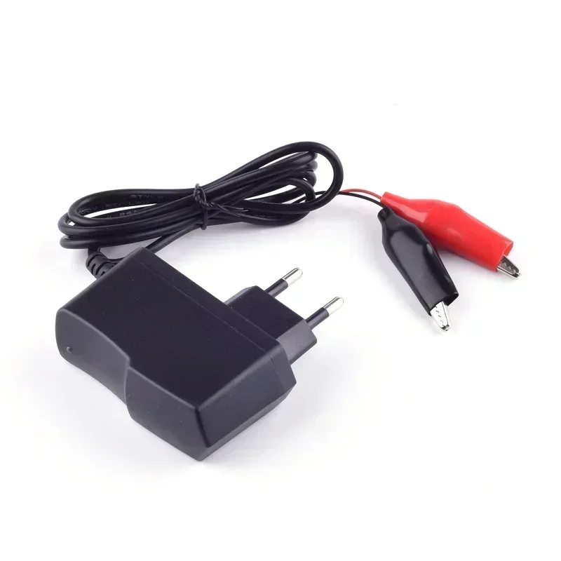 EU/US Plug 12V Electric Toy Tool Motor Power Charging Adapter with Clip 1000ma Lead Acid Dry Battery Charger for Car Motorcycle