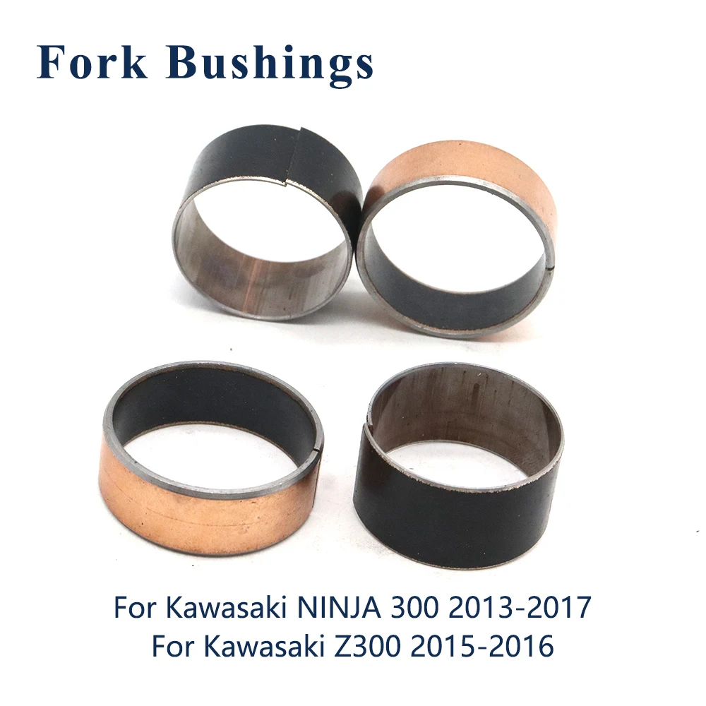 

Motorcycle Fork Bushings External Guide Rails Shock Absorb Up Down For Kawasaki NINJA 300 NINJA300 2013-2017 Z300 2015-2016