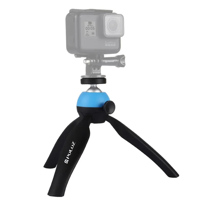 Puluz-ポケットミニ三脚マウント、360度ボールヘッド、goproスポーツカメラ、dslrカメラ、スマートフォン