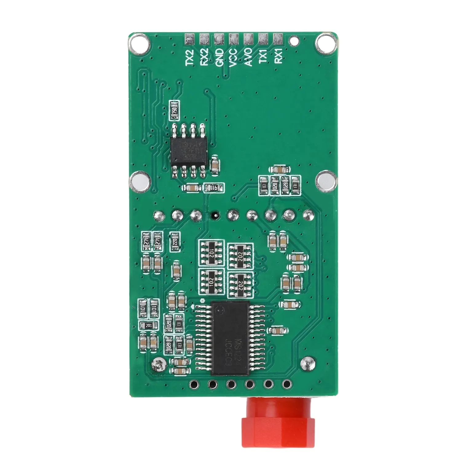 DC 5.5-26V TTL Optical Transceiver Module FC RX/TX/AV/VCC/GND Interface for Drones TTL to Fiber Optic Module Terminal Equipment