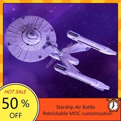 5008PCS MOC Space Battle USS Enterprise Spaceship Model Building Blocks Technology Bricks DIY Creative Assembly Toys Kids Gifts