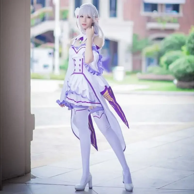 Lost in Memories Re:Life in a different world from zero Emilia cosplay costume sexy Japanese cosplay   cosplay costumes  anime