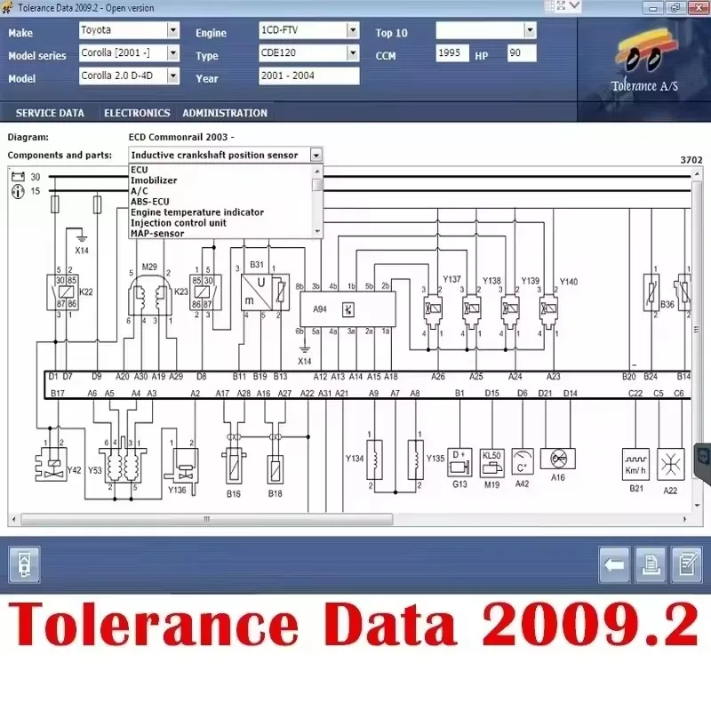 2025 Datos de tolerancia de software automotriz 2009.2 Datos de programa de reparación de automóviles con teclado gratuito, 2023 - Image 4