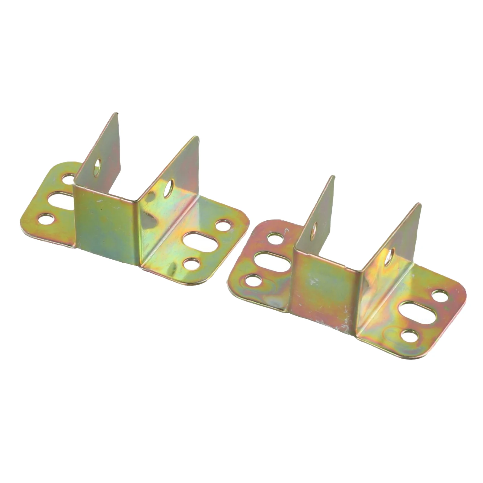 Brackets Connector Black Bed Components Connecting Fittings Fixings Headboard Iron Stainless Steel Sturdy Metal