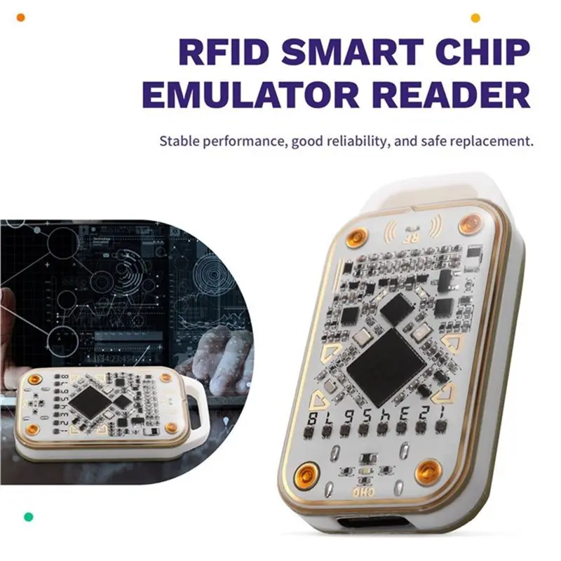 [NEW A09R!】 Chameleon V3.0 125K 13.56Mhz RFID Smart Chip Emulator Reader+ 3XUID Keychain Read Write ID IC Smart Card Tag Cop