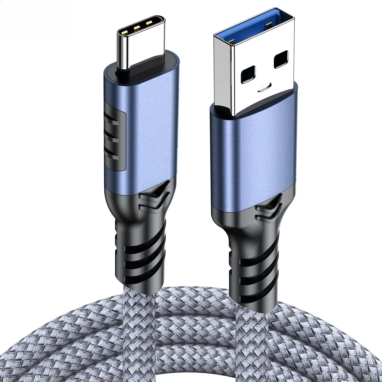 Kurzes 30 cm 50 cm USB 3.2 auf Typ C Gen2-Kabel 10 Gbit/s Datenübertragung USB C SSD-Kabel 3 A 60 W QC 3.0 Schnellladekabel für Mobiltelefone