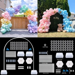 Balloon Arch Kit Adjustable Balloon Arch Stand with Base Balloon Arch Column Frame Wedding Birthday Baby Shower Backdrop Decor