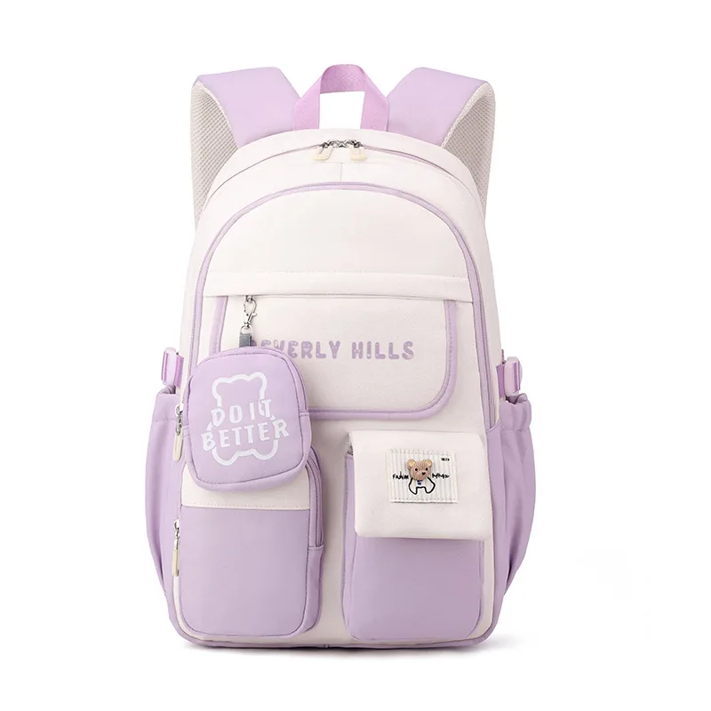 Girls Animal series School Bags With purse For Teenage girls Children Backpack schoolbag Printing Kids School Backpacks mochilas