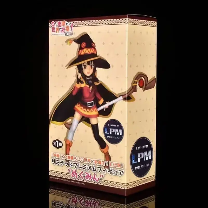

Megumin Anime Figures, Red Witch Costume, Collectible Handcrafted Model PVC, Action Figures, Toys for Kids Girl Gift Christmas