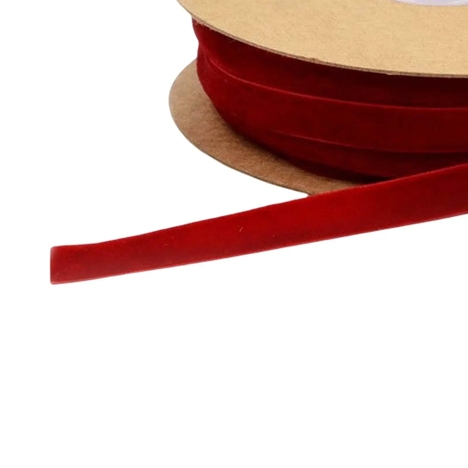 Velvet Ribbon Decorative Satin Roll Luxury Nylon Ribbon for Card Invitations Gift Box Ties and Party Crafts