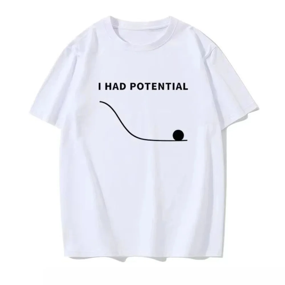 Project Hail Mary “I Had Potential” Ryland Grace Same Style Unisex Shirt 2026 Summer New Fashion Women Ladies Casual T-shirt