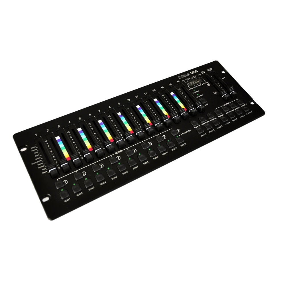 TIPTOP COLOR 256 Console 192 Computer Lights Channel RGB RGBW Effect Channels LED Function Program Display DMX Par Controller