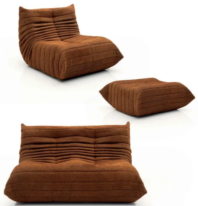 Canapé paresseux à Compression, Design chenille, simple, Double, Triple, salon moderne, salon, siège de sol pour célébrités d'internet