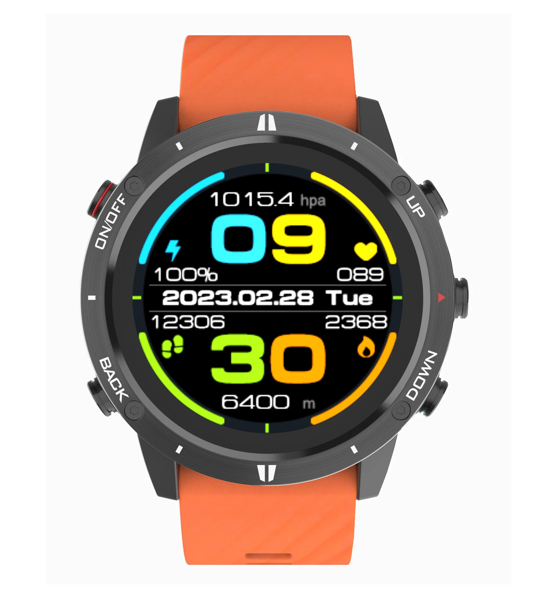 SUNROAD G5 2024 new sports watch relojes inteligentes devices sport 1.28 inch TFT fast charging smart watch for men outdoor use