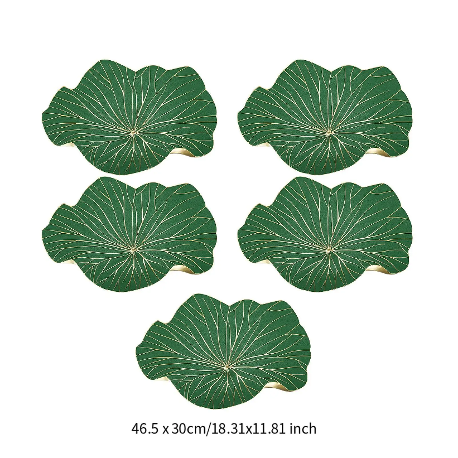5Pcs Floral Placemat Non Slip Flowers Table Mat for Kitchen Home Countertop