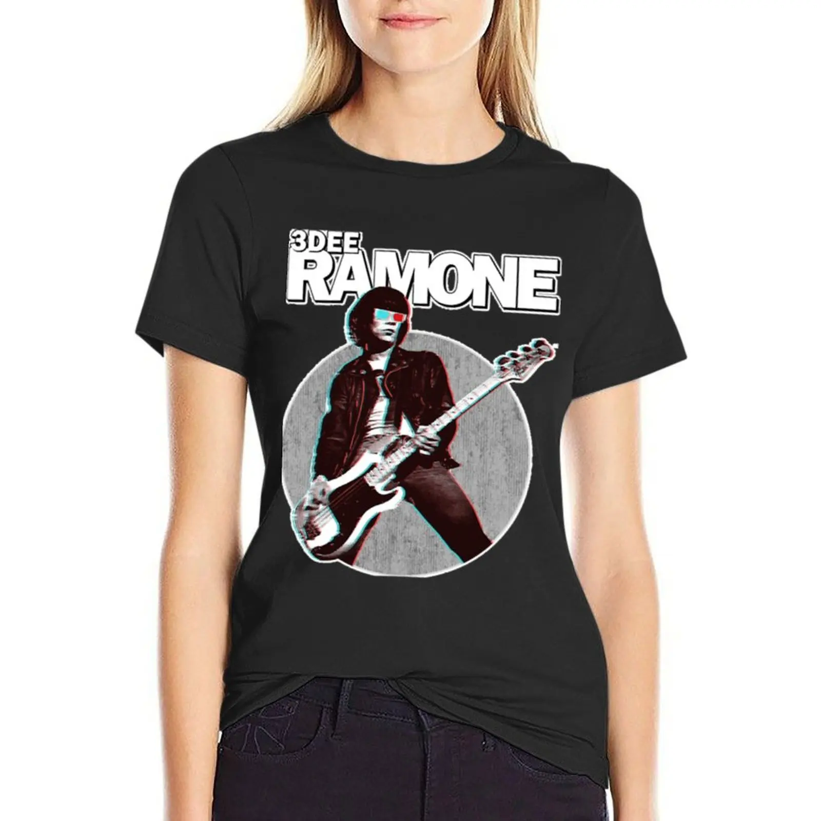 3DEE Ramone T-Shirt oversized customs funny t shirts for Women