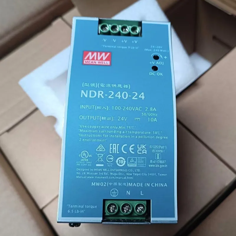 new-ndr-240-24-switch-power-supply-rail-type-240w-24v-power-supply-in-stock-for-quick-delivery