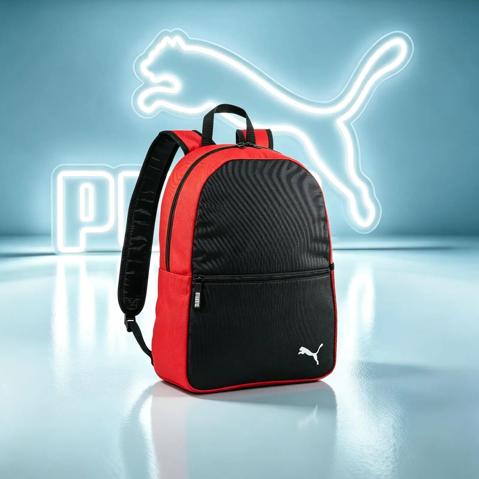 Puma  Sports Casual Outdoor Travel Backpacks Convenient College Student School Bags Fashionable Backpacks 090238-03  828sale