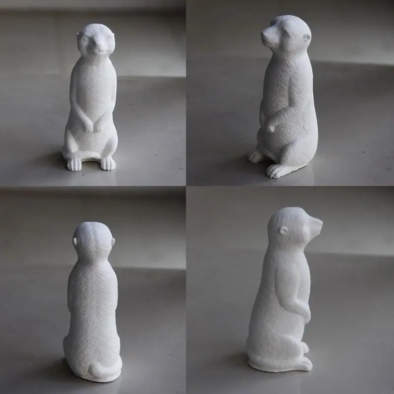 Silicone Mold for DIY Meerkats and Ornament Making Aromatherapys Mould
