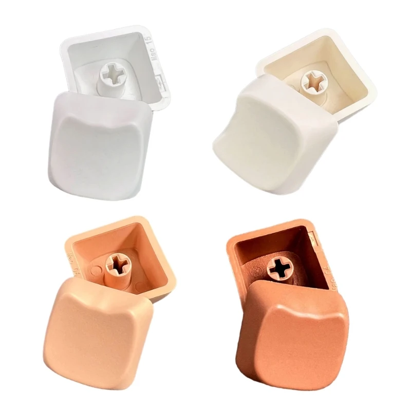 

896F Эргономичные колпачки для клавиш с кошачьей головкой из ПБТ для механических клавиатур Колпачки для клавиш с плоским MAO