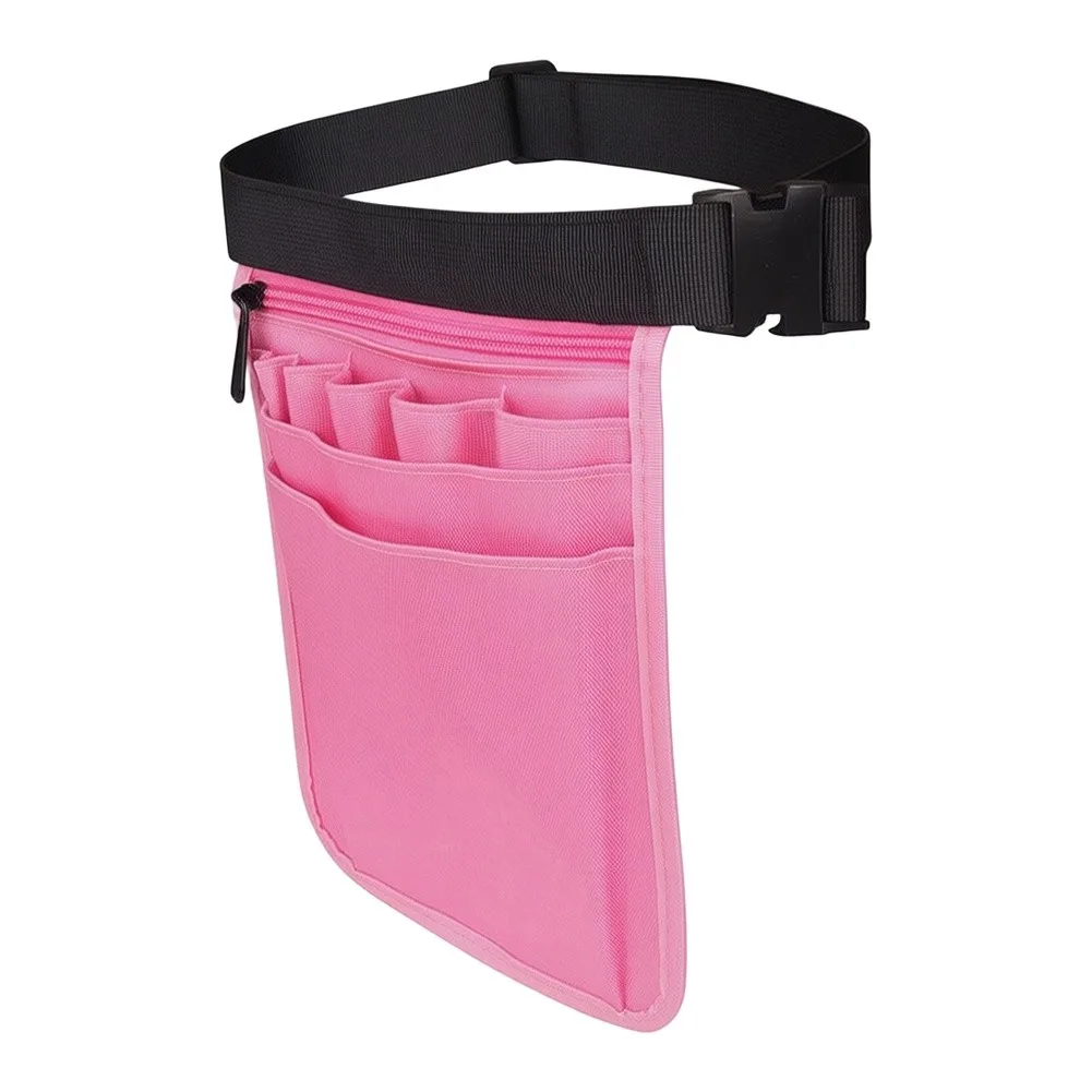 Multi-compartment Pocket Tool Waist Bag 25 X 18 Cm Lightweight Tool Pouch Comfortable To Wear Heavy-duty Buckles