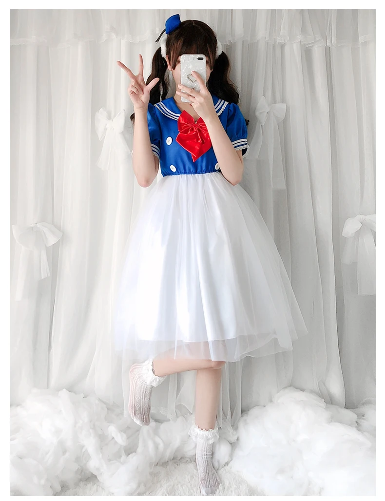 Robe Marinière Femme – Déguisement Marin – photo 1