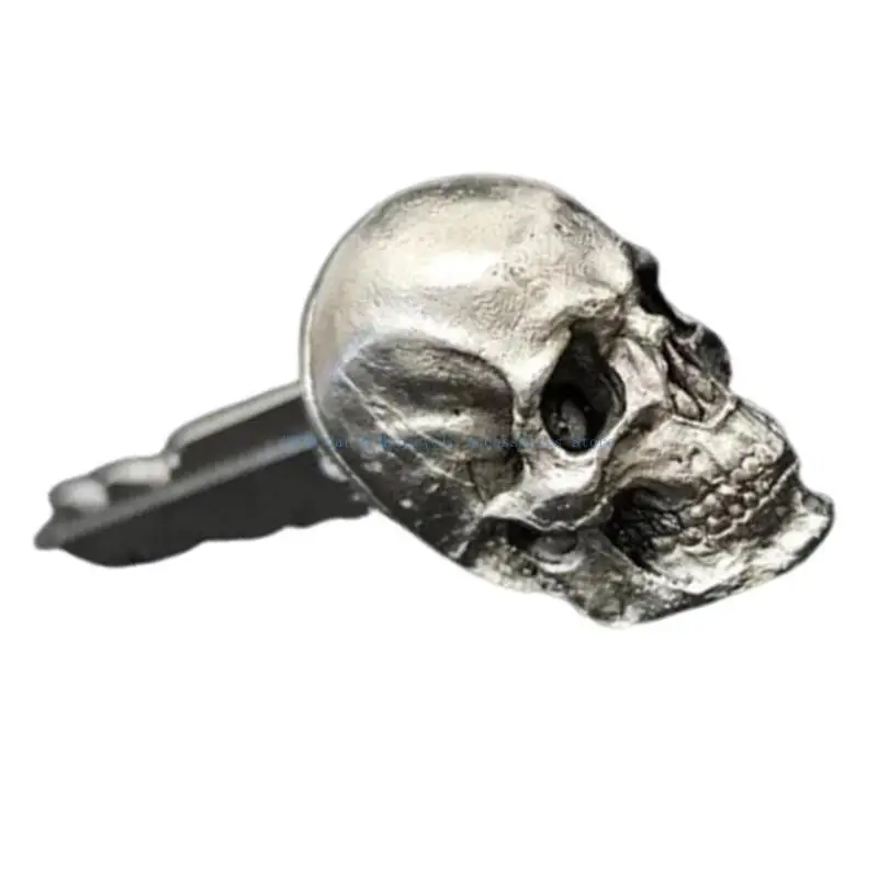 

L5BC Decorative Skeletons Head Key Piece Key Accessory for Car & Motorcycles Clubs