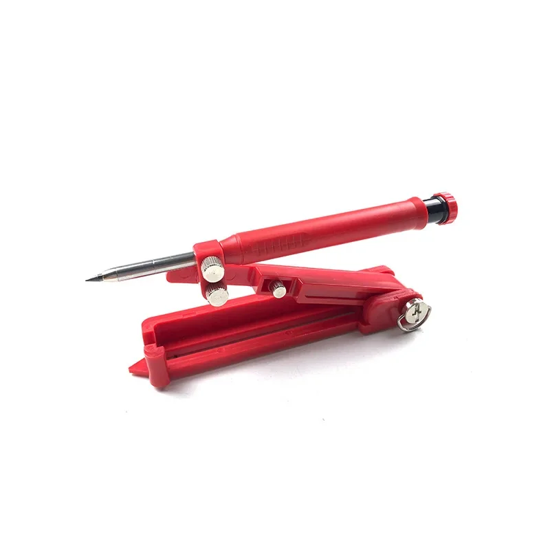 

Multifunctional Graffiti Tool Writing with Deep Hole Pencil, Woodworking Graffiti Line Measurement Shaping Compass