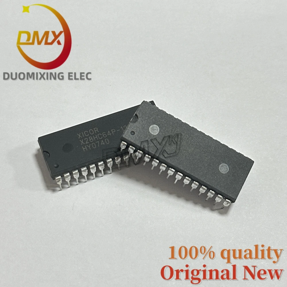 2-10PCS 100%Original X28HC64P-12 DIP-28 memory integrated circuit chip