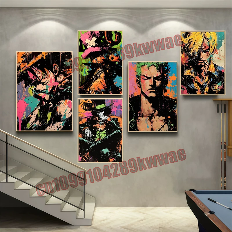 

A Cartoon A Classic Poster, Canvas Painting Printed on Canvas, Home, Cafe, Bar, Ball Hall, Background Wall Art Deco Painting