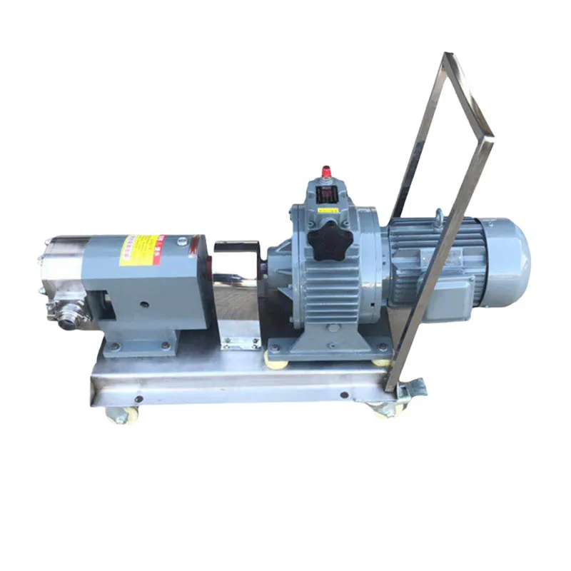 Alcoholic Beverage Pumps 30hp High Efficiency Stainless Steel Food Grade Rotary Vane Pump