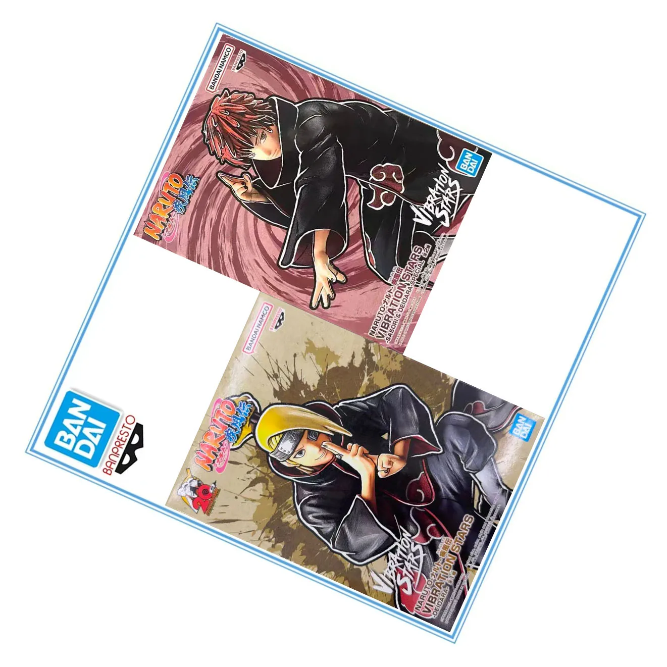 Bandai Original Vibration Stars Anime Naruto Shippuden Sasori Deidara Figure Model Boxed Toy Ornaments Gift