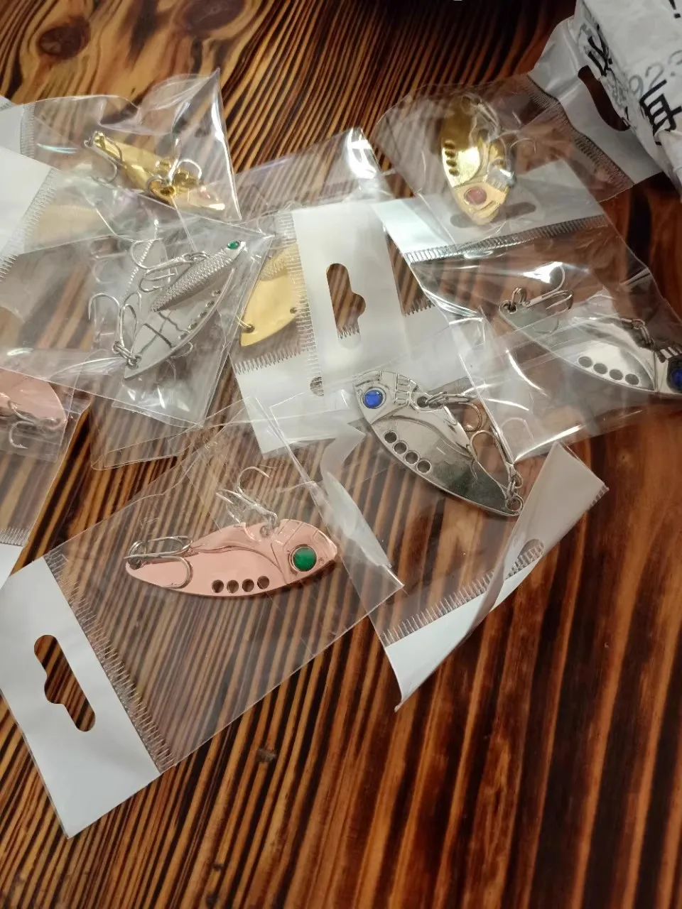 

New 5-color VIB golden bait, mandarin fish lure, 11G fishing gear, fish bait, sequined oblique slice lure, artificial bait