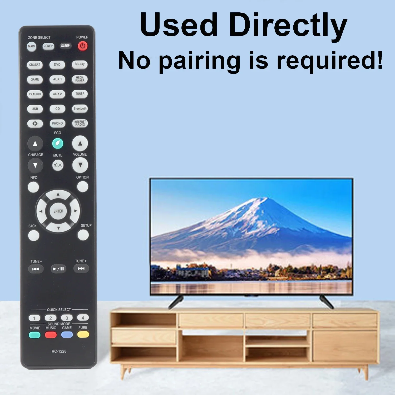 Nuovo telecomando RC-1228 RC1228 compatibile con controller ricevitore AV Denon RC-1227 RC-1217 RC-1218 RC-1192 AVR-X3600H