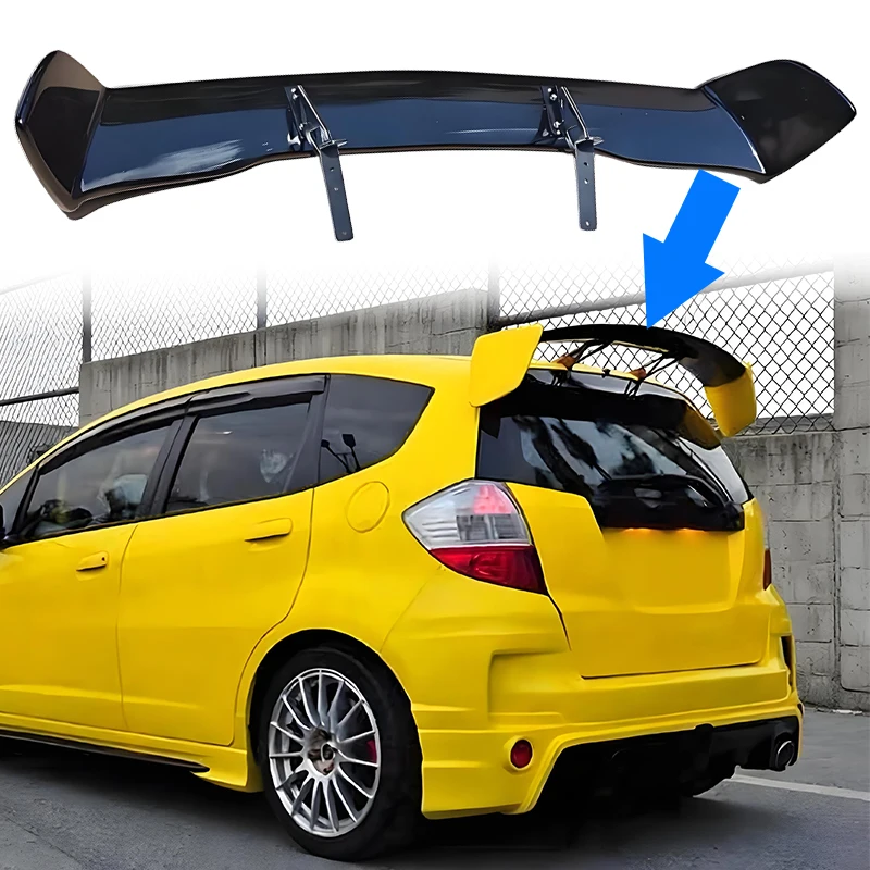 Roof Spoiler Wing For Honda Fit Jazz GK5 2009‑2018 Hatchback  Tuning Exterior Styling Automobiles Accessories Exterior Parts
