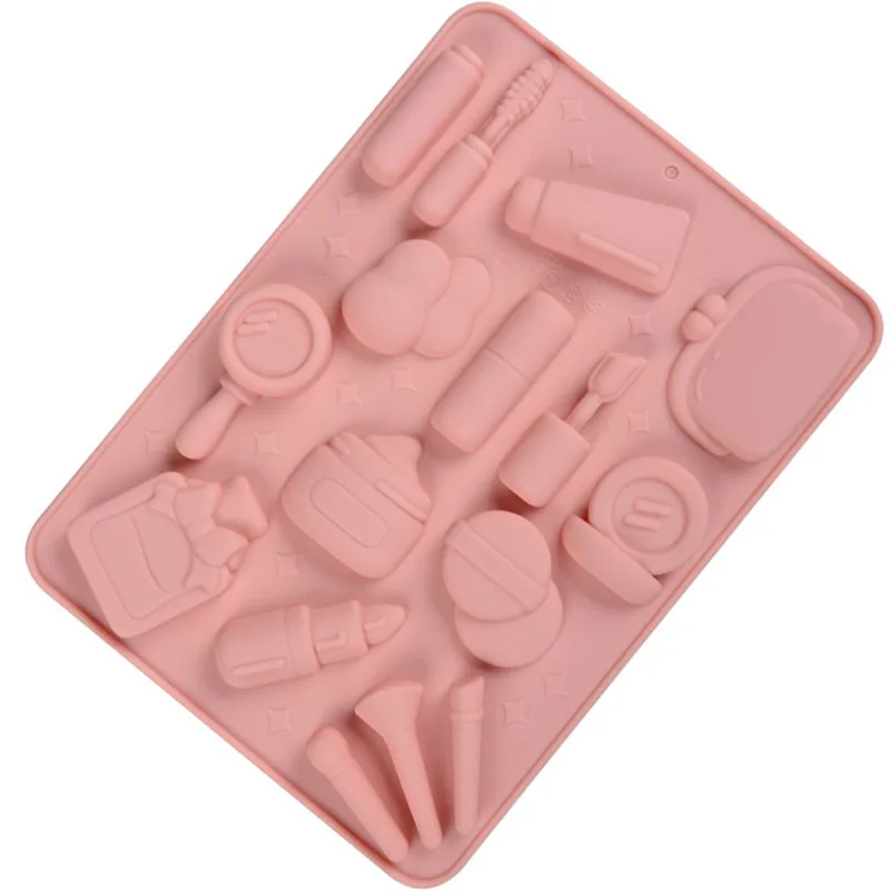 DIY Makeup Silicone Mold Lipstick Fondant Cake Decorating Tools Chocolate Baking Molds Cake Accessoriess Silicone Cake Moulds