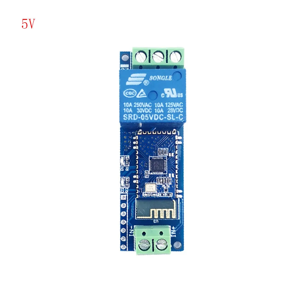 

5V/12V 10A 1 Channel SPP-C Bluetooth-compatible Relay Module Internet of Things Smart Remote Control Switch for Android Phone