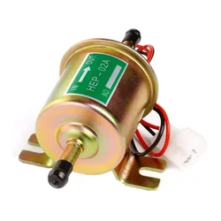 For Car Motorcycle ATV Fuel Pump HEP-02A Electric Fuel Pump 12V Low Pressure Bolt Fixing Wire Universal Diesel Petrol Gaso line