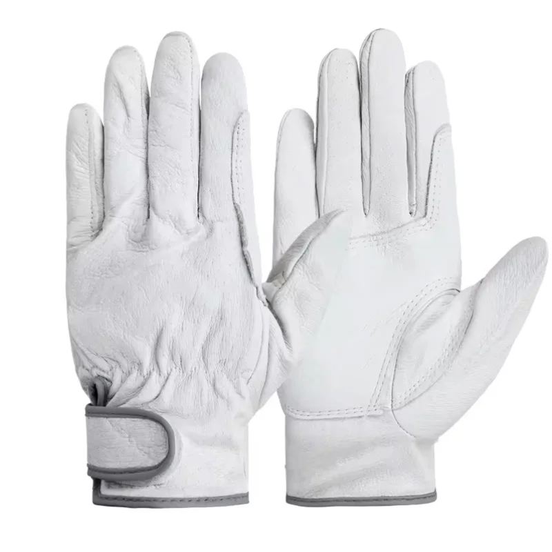 Welding Gloves Protection Gloves Anti-Ironing Pig Skin Wear-Resistant Thickened Durable Work Site Maintenance Handling Welders