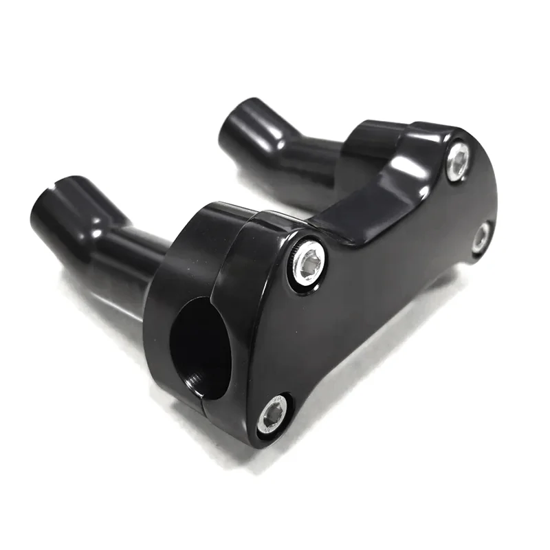 

AU28-Black Top Cover 3.5 Inch Handlebar Risers Clamp For Dyna Softail Sportster XL
