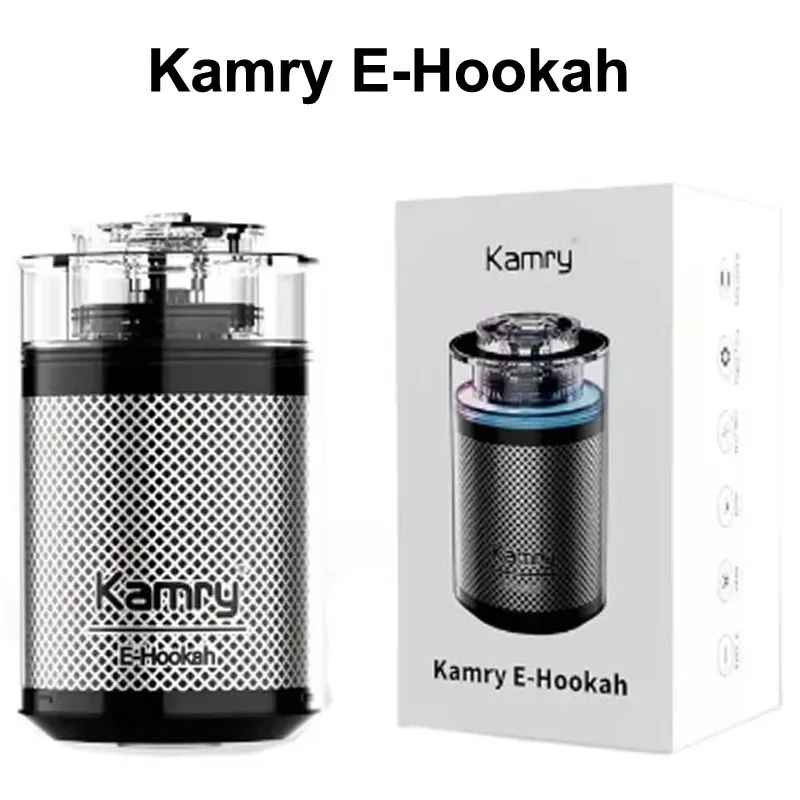 Kamry Electronic Hookah Heat Head 6000mah Battery Type-C Rechargeable Shisha Bowl Set 80W Output Electronic Shisha Accessory