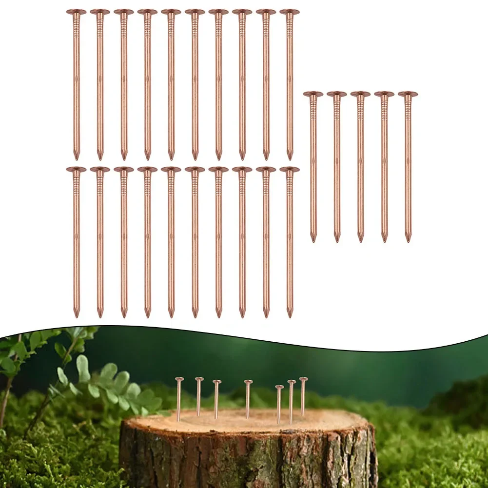 3-inch Copper Nails For Killing Trees Stump Root,Stump Removal Spikes Hardware Herramientas Soldering Iron Navaja