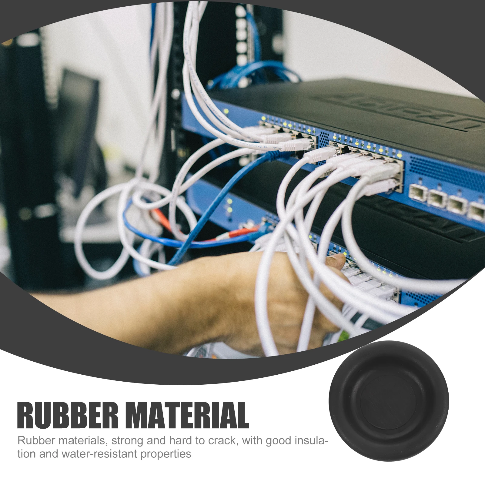 

170pcs Rubber Grommets Kit Wire Protector Sealing Washer Waterproof Insulation Hole Plugs For Cable Wiring Automotive Plumbing