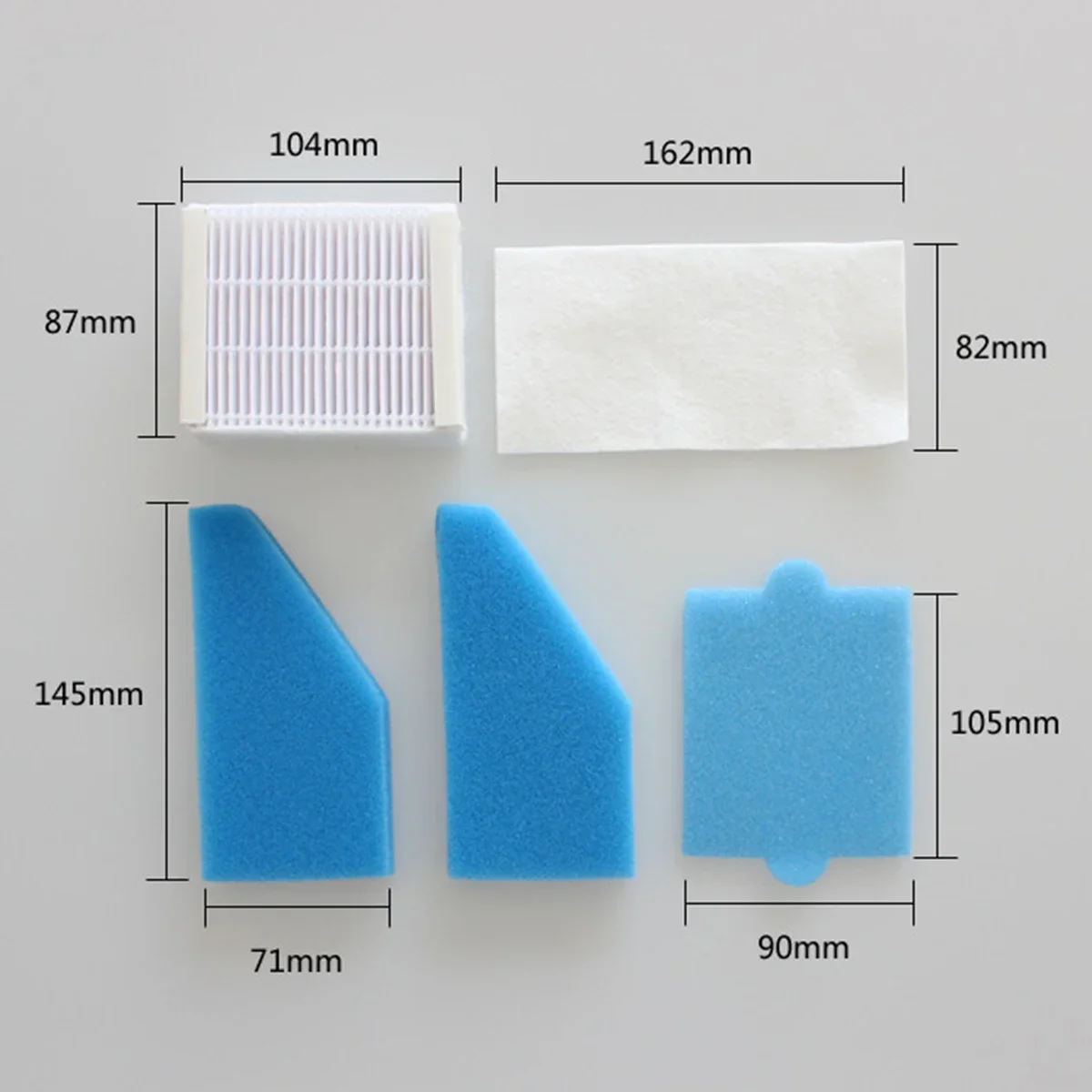 5 Pieces Filter Set For Thomas 787241 Vacuum Cleaner Cleaning Tools Vacuum Cleaner Spare Filters Robot Cleaner Parts